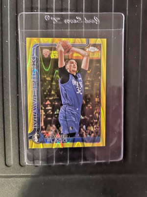 cooper flagg topps chrome refractor rc serial number 071 -251