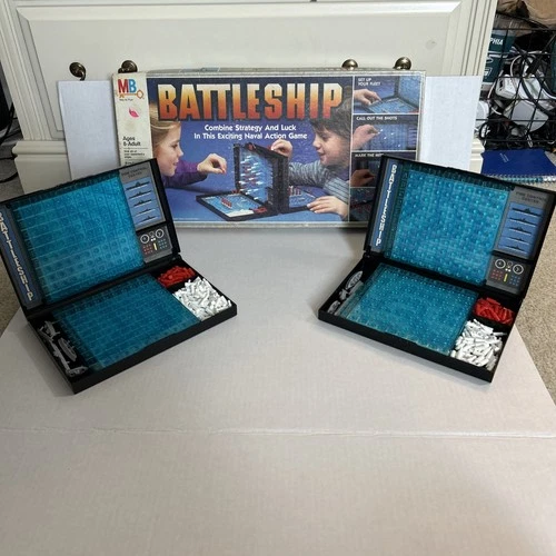VINTAGE Battleship COMPLETE Milton Bradley 1984 80s War Classic Board Game CIB