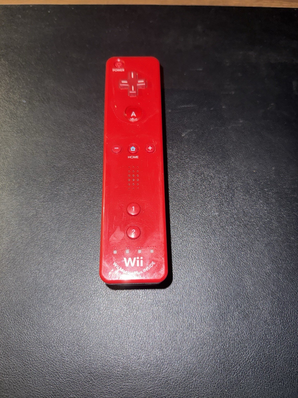 Nintendo Wii Remote Plus Motion Controller - Red