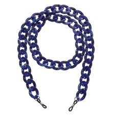 Eyeglass Chains for Women Acrylic Eyeglass Holder Chains for Glass Dark Blue