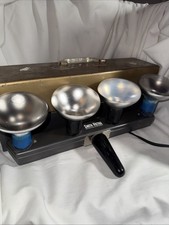 2 Vintage SMITH-VICTOR Movie Light Bar Model GL-60, 4 bulbs all working 1 Case