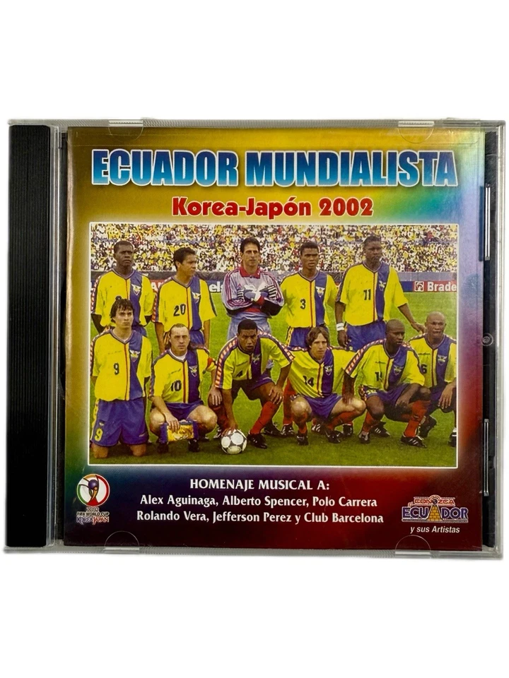 Ecuador Mundialista Korea Japón 2002 CD Hilda Murillo Tribute Soccer Futbol Raro Foto 2 de 4