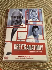 DVD FILM ITALIANO GREY'S ANATOMY SECONDA SERIE DISCO 8 CONTENUTI SPECIALE