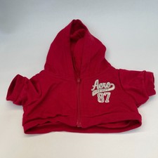 Aeropostale Aero Ath. Dept. 87 Red Hoodie Hooded