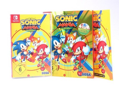 SONIC MANIA PLUS inkl. SCHUBER + ARTBOOK  °Nintendo Switch Spiel''