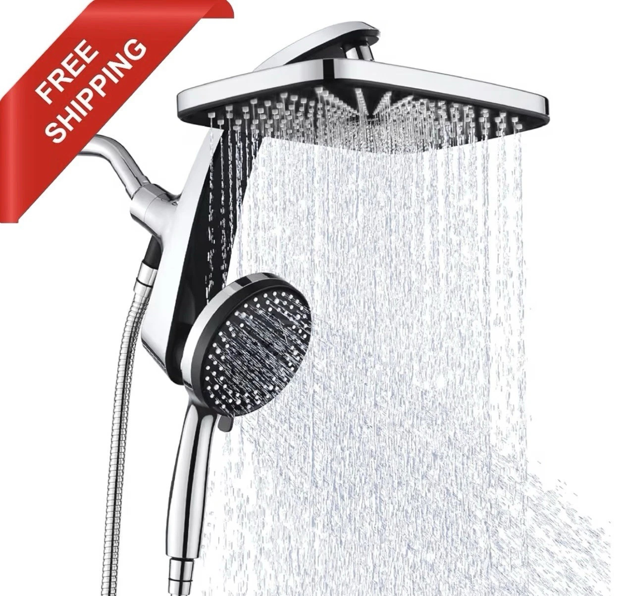 High Pressure Rain Shower Head: Upgrade Shower Heads with Handheld Spray
