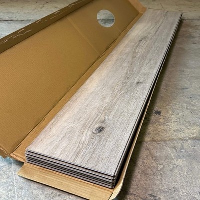 LUXURY VINYL PLANK (6 Pieces) 9'' x 60'' Rio Grande 1097568007960