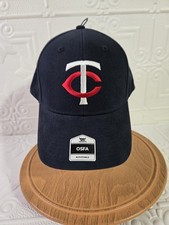 Minnesota Twins Hat Fan Favorite Black Adjustable Men's Baseball Cap New