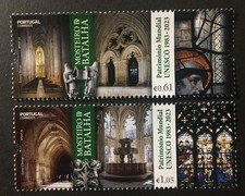 Portugal 2023 - Batalha Monastery, UNESCO Heritage stamps set MNH