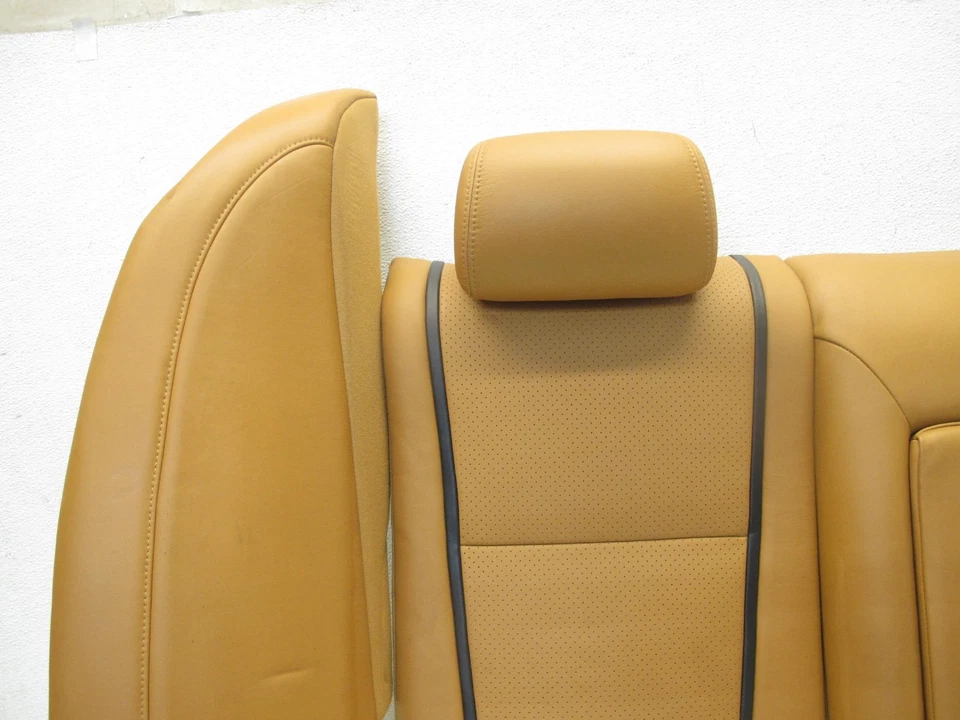 12-15 JAGUAR X250 XF XFR XFR-S ASIENTO DE CUERO SUPERIOR TRASERO DERECHO IZQUIERDO OEM 092424 Foto 3 de 4