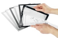 Durable Magnetrahmen Duraframe Magnetic Plus Din A4 Silber 2 StüCk