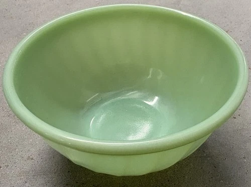 Fire King Jadeite 7" Swirl Mixing Bowl Jadite Green Glass