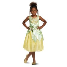 Girls Tiana Classic Costume Dress 66634 Princess