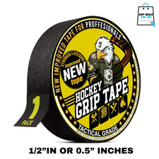 Multipurpose Hockey Cloth Tape 1 Inch Black Grip Wrap for Sports Tools Gear Set2