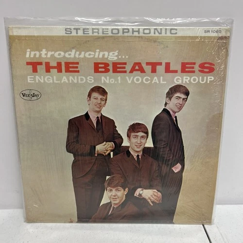 Introducing The Beatles Vinyl LP, Vee Jay, In Shrink! VG+ Stereo, Unofficial