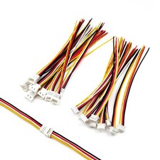 ZSDZFYLLK 10 Pairs JST 1.25mm 4 Pin Micro Electrical Male