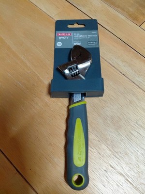 Craftsman Evolv Adjustable Wrench With Grip 8''
