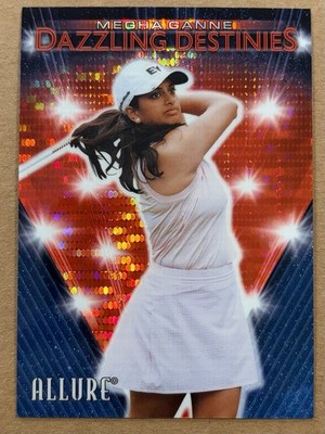 2026 Upper Deck Allure Golf Megha Ganne Dazzling Destinies Spectrum Red /199