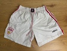 STUTTGART 1996/1997 HOME FOOTBALL SHORT ADIDAS VINTAGE SHIRT SIZE L ADULT