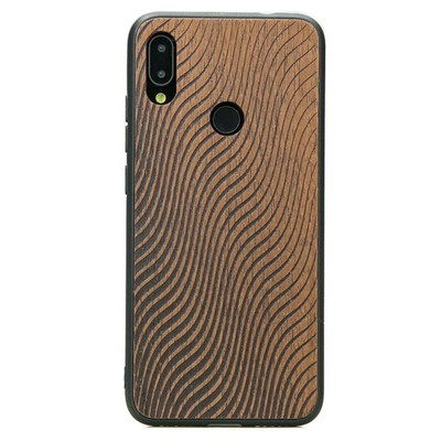 Handyhülle für Xiaomi Redmi Note 7 Bewood Merbauwellen Holzhülle Case Cover Etui
