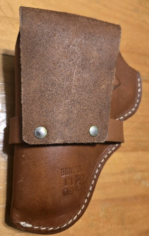 Hunter #1130 Leather Belt Holster for Ruger Redhawk Alaskan Revolver 2.5" - XLNT - Image 2 of 4