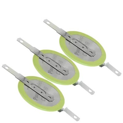 3x  CR-2016/F2N 3V Lithium Coin Battery SMD (SMT) Tab CR2016/1F2E