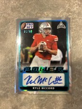 2021 Leaf Pro Set Power Base Platinum Spectrum Foil /99 Kyle McCord #BA-KM1 Auto