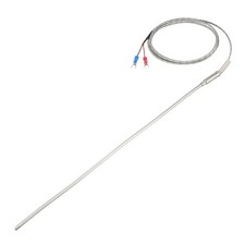 K Type Temperature Sensor Probe 1.5M Cable 4mmx300mm Probe Thermocouple