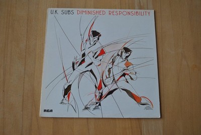 UK Subs U.K. Diminished Responsibility LP 1981 Germany RCA Victor PL 43507 Vinyl