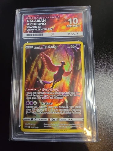 Pokémon TCG Galarian Articuno. Swsh282 Ace 10 Gem Mint