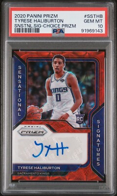 2020-21 Panini Prizm Tyrese Haliburton Rookie Auto