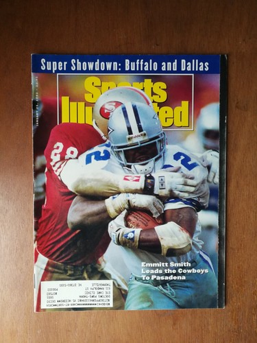 Sports Illustrated January 25, 1993 Emmitt Smith Dallas Cowboys First Cover 1124 - 第 1/2 張圖片