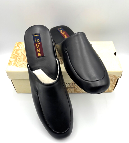 L.B. Evans Duke Scuff men's Black Casual Slippers/slip On Size 13 - Picture 12 of 14