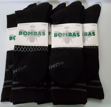 Bombas Men's Crew Socks Lot Of 5 Pairs Black Size XL Men 13.5-16