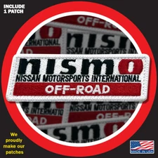 Nismo Off-Road Embroidered Patch Fits on any Nissan Titan Frontier Liners