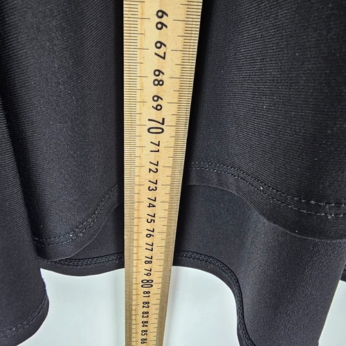 Joseph Ribkoff Top Womens Size 10 Black Long Sleeve Button Front V Neck Stretch - Picture 5 of 6