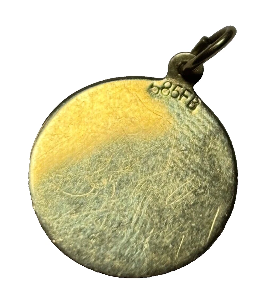 585 Gold 14 K Gelbgold Anhänger Steinbock Sternzeichen L 22 mm B 16 mm gepfl. - Bild 3 von 4