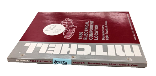 DE COLECCIÓN MANUALES MITCHELL 1986 LOCALIZADOR DE COMPONENTES ELÉCTRICOS COCHES DOMÉSTICOS, FURGONETAS - Imagen 5 de 6