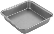 Chef Aid Non-Stick Bakeware Baking Oven Square Brownie Pan Dish Tin Tray - 20cm