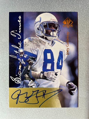 1997 SP Authentic Sign of the Times #17 Joey Galloway AUTO - 第 1/2 張圖片