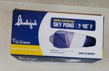 Slumberjack Sleeping Bag Sky Pond Mummy 40F degrees 33" x 84" w/ Stuff Sack NEW