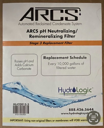 ARCS™ Stage 3 pH Neutralizing/Remineralizing Filter Cartridge HL 22015.3 Calcium - Picture 2 of 6