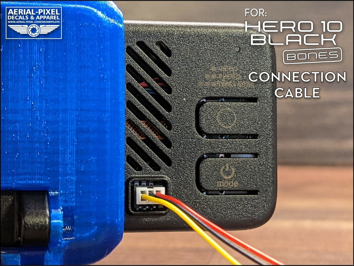 GoPro Hero 10 Black Bones Power Connector Cable 6 GoPro Hero 10 Black Bones Power Connector Cable 6