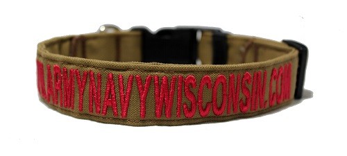 Collares y correas de 1" bordados personalizados SOLO TEXTO para perros! ¡Hecho en Estados Unidos! ¡Envío 24 horas! - Imagen 14 de 29