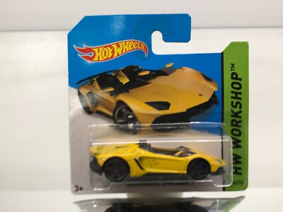 HOT WHEELS BFD70 LAMBORGHINI AVENTADOR J -YELLOW 3inch- GOOD IN BLISTER - A008