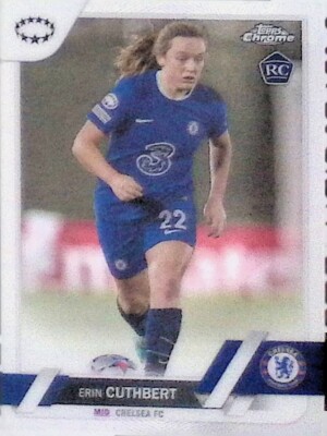 2022-23 Topps Chrome Women s Champions League Chelsea FC Erin Cuthbert