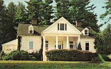 Hendersonville Flat Rock NC Carl Sandburg Home Poet Writer Vtg Postcard F6