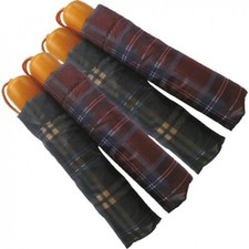 19.5" MINI UMBRELLA MEN WOMEN WOODEN HANDLE SUPER COMPACT FOLDING HANDBAG STRONG