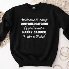 Camping Sweatshirts Funny Campers Shirt Hiker RV Motorhome Sweater Outdoors