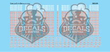 Ringling Bros. RBBB Circus Decals HO Flats & Stock Cars Ringling Brothers